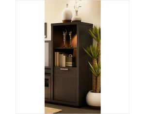 South Shore Endless Chocolate Skyline Contemporary Shelf Bookcase