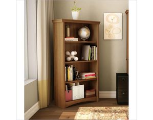 South Shore Gascony 4 Shelf Bookcase