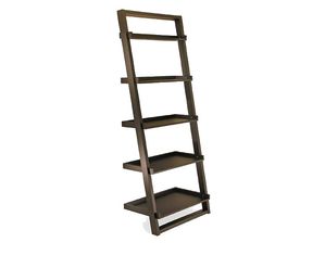 Winsome 5 Tier Leaning Bookcase