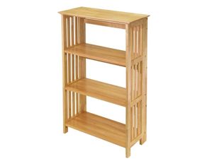 Winsome Mission 4 Tier Shelf Bookcase