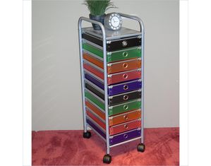 4D Concepts 10 Drawer Rolling Storage Chest - Fast FREE FedEx Shipping!