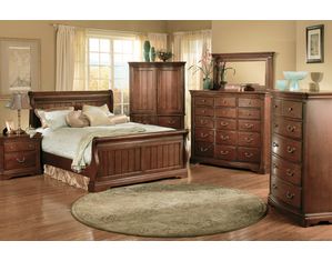 Accent Furniture Greenbriar Sleigh High Chest