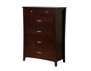 Accent Furniture Metropolitan Sleigh 6 Drawer Chest