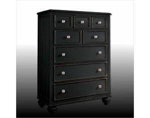 American Drew Camden Black Drawer Chest