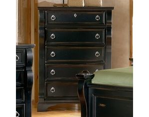 American Woodcrafters Heirloom Five Drawer Chest