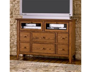 American Woodcrafters Simple Life Entertainment Chest