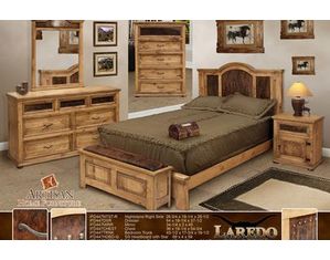 Artisan Home Furniture Laredo Cowhide Five Drawer Chest