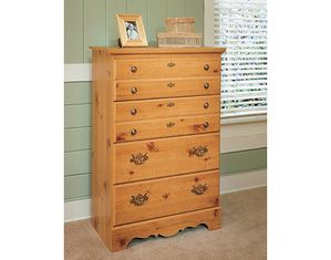 Creative Interiors Mountain Pine Four Drawer Chest