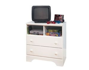 Creative Interiors Sweet Dreams Two Drawer Dual Cubby Chest