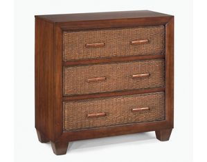 Home Styles Furniture Cabana Banana 3 Drawer Chest in Cocoa