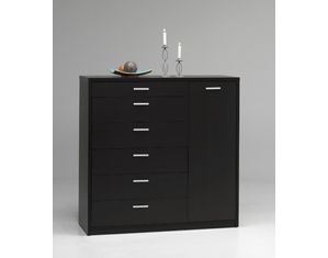 Jaycee Manhattan 6 Drawers 1 Door Gents Chest - FREE Inside Delivery!