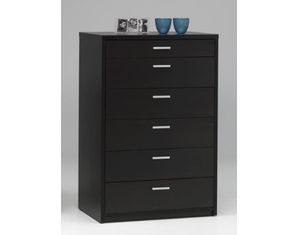 Jaycee Manhattan Wide 6 Drawer Chest