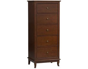 Linon Home Decor Products Armoire Bedroom Five Drawer Chest