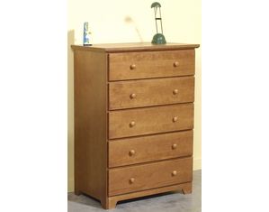 Linon Home Decor Products Shutter 5 Drawer Chest