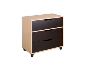 Nexera Colori 3 Drawer Chest