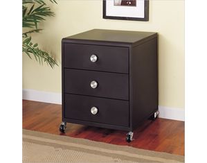 Powell Z Bedroom Mobile 3 Drawer Chest