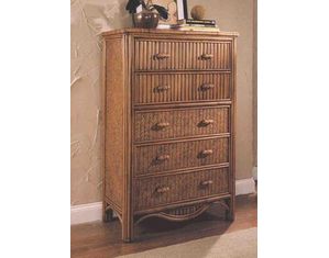 South Sea Rattan Legacy 5 Drawer Chest