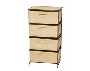 Whitney Design Resin Wicker Chest 4 Single 5 in Drawers - Fast FREE FedEx Shipping!