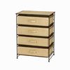 Save  on Resin Wicker Chest 4 Single 8 in Drawers at The Dresser & Chest Superstore