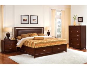 Wynwood Henley Drawer Chest in Russet Brown Cherry