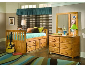 American Woodcrafters Crossroads Five Drawer Chest