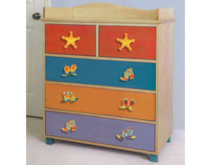 Room Magic Boot Stompin Cowboy 5 Drawer Chest