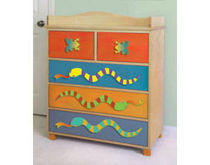 Room Magic Little Lizards 5 Drawer Chest