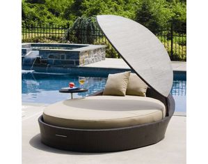 Alfresco Home Grand Woven Daybed Java - FREE Inside Delivery!