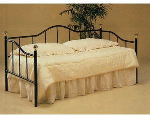 Save  on Glossy Black Daybed with Brass Accents at The Daybed Superstore