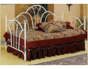 Coaster Company Ivory Fan High Back Daybed with Filigree Knobs