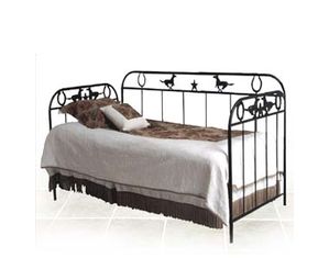 Corsican Daybed with Stars and Horses and Horse Shoes
