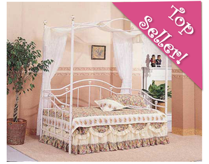 Union Square Porcelain Heart Antique White Daybed - FAST FedEx Shipping! - FREE Inside Delivery!