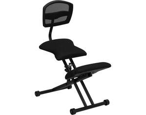 Flash Furniture Black Mesh Kneeling Chair
