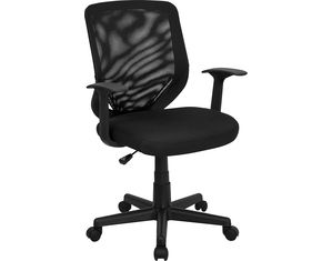 Flash Furniture Black Mesh Office Chair with Mesh Back and Mesh Fabric Seat