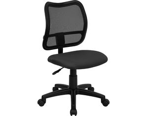 Flash Furniture Contemporary Mesh Task Chair - Gray Fabric Seat