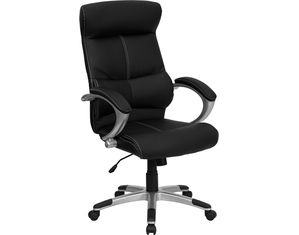 Flash Furniture Executive Black Leather High Back Office Chair