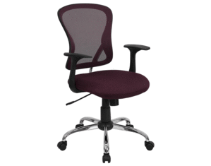 Flash Furniture Executive Burgundy Mesh Office Chair