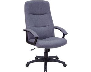 Flash Furniture Gray Fabric Upholstered High Back Executive Swivel Office Chair