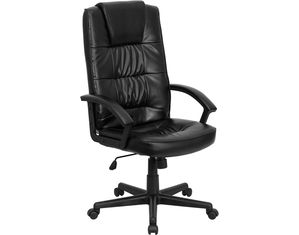 Flash Furniture High Back Black Leather Executive Office Chair