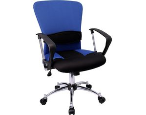 Flash Furniture Mid-Back Blue Mesh Chair
