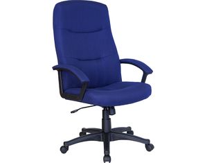 Flash Furniture Navy Fabric Upholstered High Back Executive Swivel Office Chair