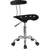 Save  on Vibrant And Chrome Computer Task Chair With Tractor Seat at The Desk Superstore