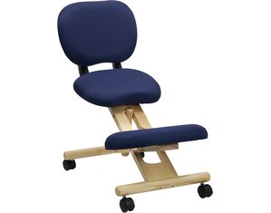 Flash Furniture Wooden Ergonomic Kneeling Posture Office Chair With Reclining Back Office Seating