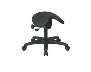 Backless Stool with Saddle Seat and Angle Adjustment (Height Adjustment 19 inches to 24 inches  )
