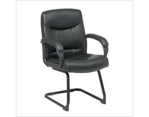Eco Leather Visitors Chair with Padded Arms
