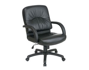 Mid Back Executive Faux Leather Chair