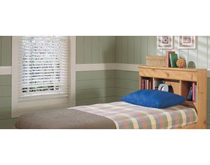 New Visions by Lane Mountain Pine Bookcase Headboard