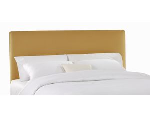Skyline Furniture Slipcover Headboard in Shantung Aztec Gold