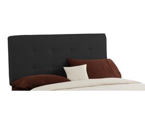 Skyline Furniture Tufted Headboard in Premier Black