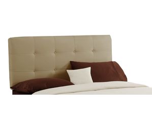 Skyline Furniture Tufted Headboard in Premier Saddle